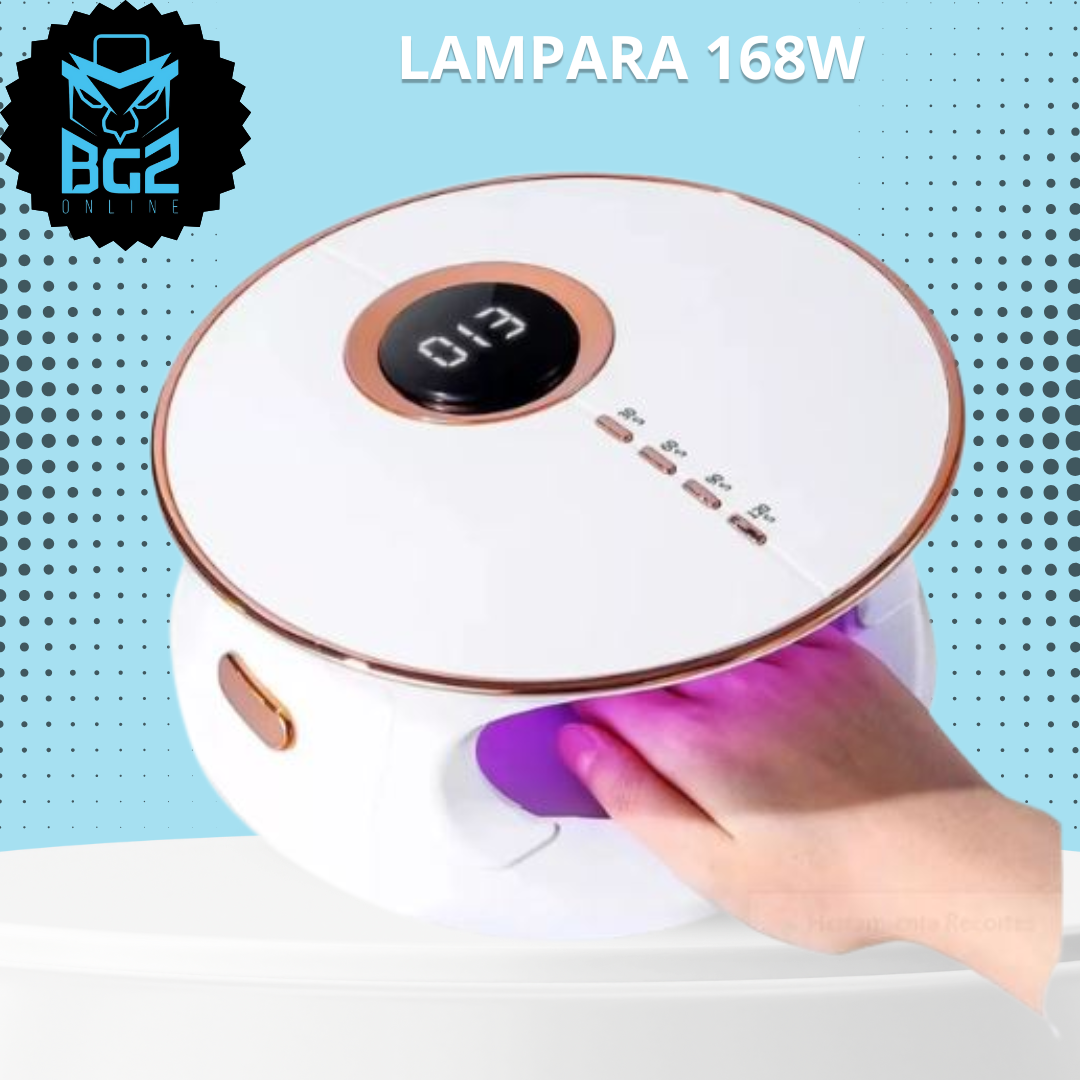 LAMPARA SECADO DE UÑAS 168W